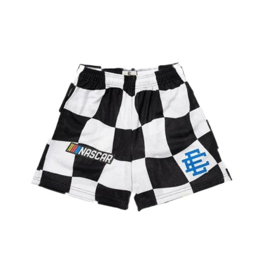 “Nascar” Eric Emanuel Checkered Shorts